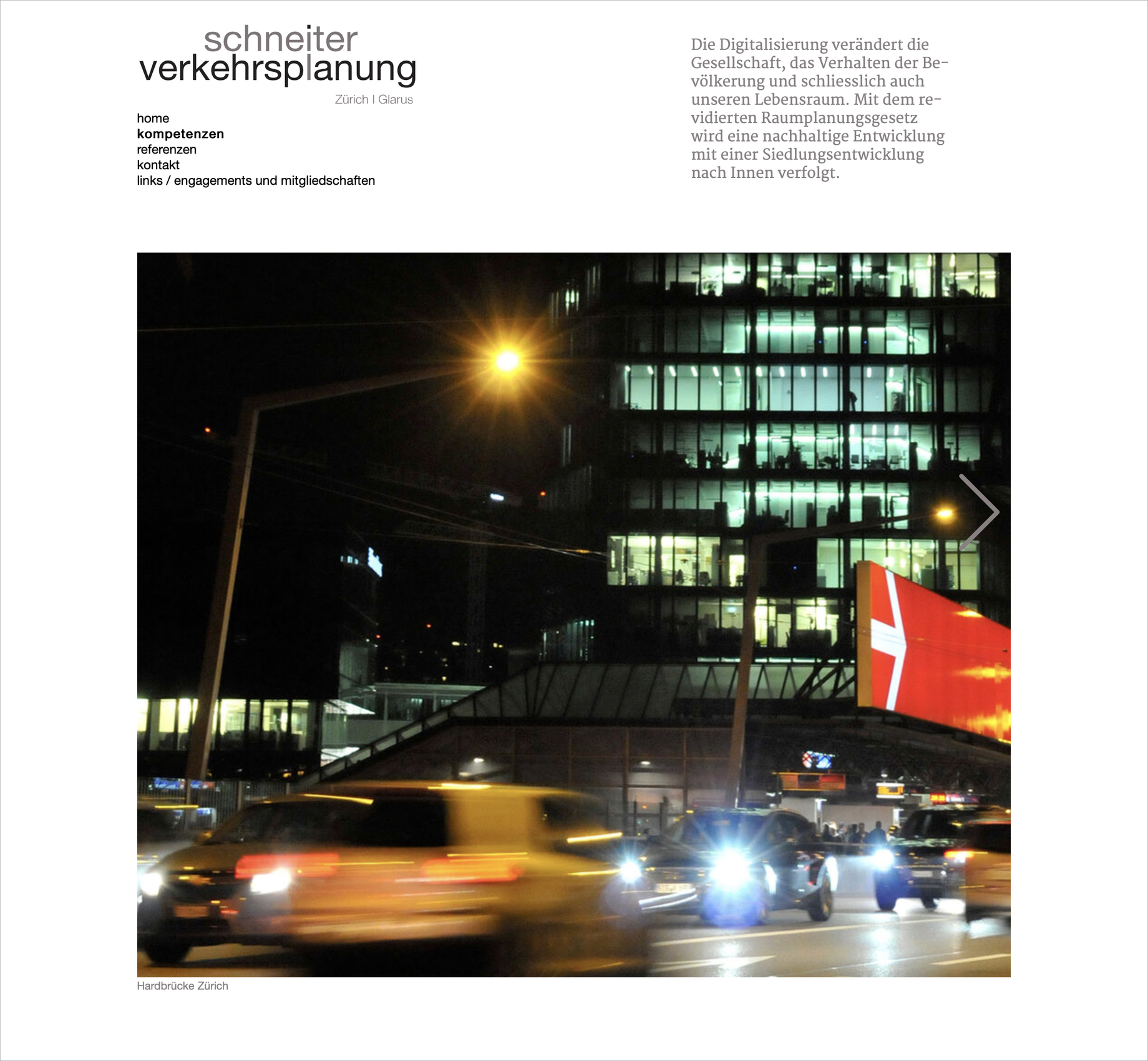 schneiter-verkehrsplanung AG Webseite
